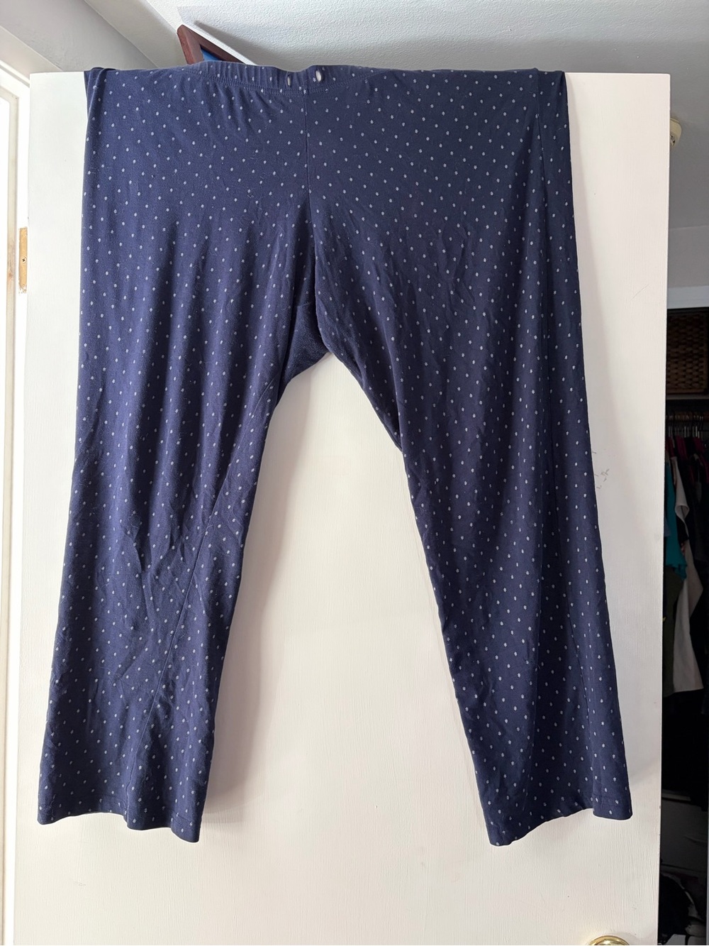 Old Navy Navy with White Dot Pajama Leggings